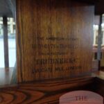 Antieke eikenhouten boekenmolen 5