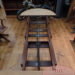 Antieke eikenhouten Engelse ronde uitschuiftafel 3