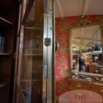 Antieke Engelse boekenkast met schrijfgedeelte 5