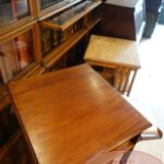 Antieke Engelse mahoniehouten boekenmolen 2