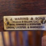 Antieke Engelse mahoniehouten boekenmolen 5