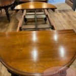 Antieke Engelse ovale uitschuiftafel 3