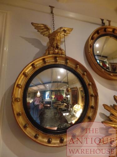 SOLD antieke Engelse Regency butlers spiegel