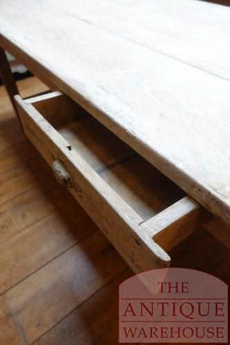 Antieke Franse eikenhouten eettafel 4