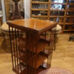 Antieke mahoniehouten zeer stevige boekenmolen 1