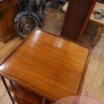 Antieke mahoniehouten zeer stevige boekenmolen 3