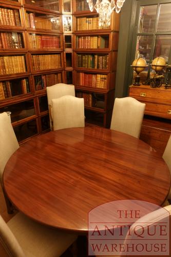 SOLD antieke ronde Engelse mahoniehouten  eettafel