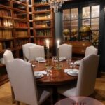 Antieke ronde Engelse mahoniehouten eettafel 4