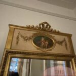 Antieke spiegel gemaakt in Frankrijk omstreeks 1900 3