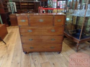 SOLD MILITARY CHEST antique military chest