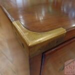 Antieke mahonie military chest 2