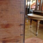 Antieke mahonie military chest 3