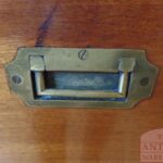 Antieke mahonie military chest 4