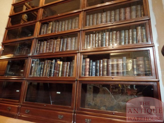 Antieke mahonie Globe Wernicke boekenkast origineel 3