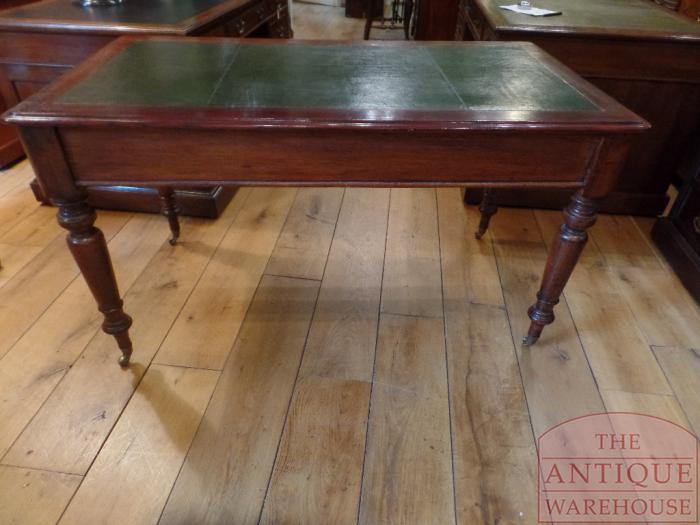 Antiek eiken Engels schrijftafeltje 2
