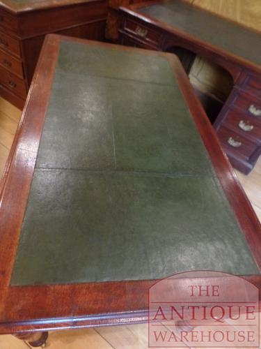 Antiek eiken Engels schrijftafeltje 3