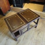 Antiek Engels bibliotheek trapje 2