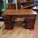 Antiek Engels mahonie bureau 1