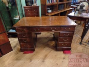SOLD VERKOCHT antiek Engels mahonie bureau