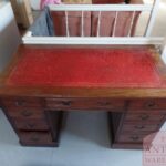 Antiek Engels mahoniehouten bureau 2