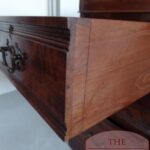 Antiek Engels mahoniehouten bureau 4