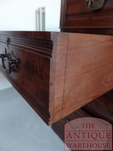 Antiek Engels mahoniehouten bureau 4