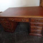 Antiek mahonie Engels bureau 1