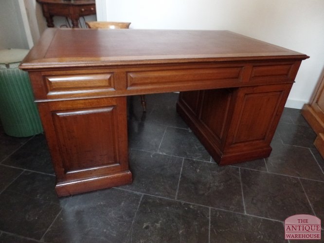 Antiek mahonie Engels bureau 3