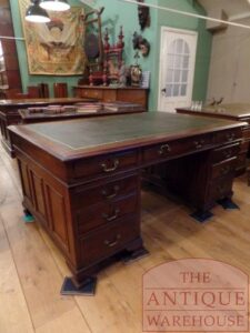 SOLD VERKOCHT antiek mahoniehouten Engels buro