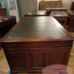 Antiek mahoniehouten Engels bureau 2