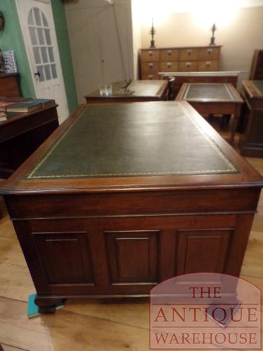 Antiek mahoniehouten Engels bureau 2