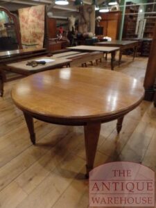 SOLD  VERKOCHT antieke eiken Engelse eikenhouten ronde tafel, ax 10 personen