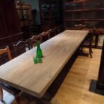 Antieke eiken Franse (Normandie) kasteel tafel 1