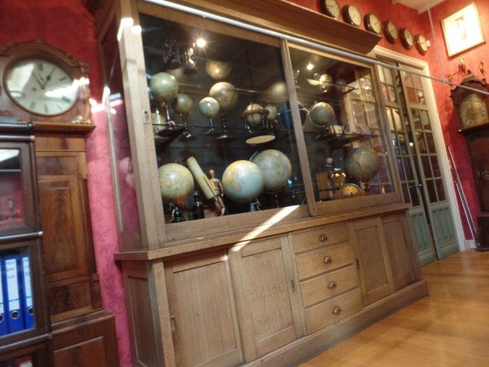 antieke eiken vitrinekast 2