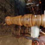 Antieke eiken wind out dining table, max 16 personen 3