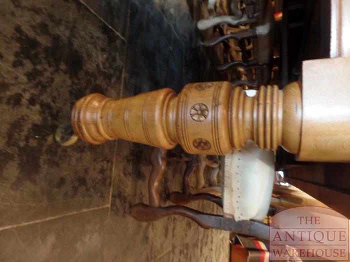 Antieke eiken wind out dining table, max 16 personen 3