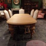 Antieke eikenhouten Engelse coulissentafel 3