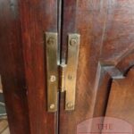 Antieke eikenhouten hoekkast afkomstig uit de UK 2