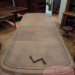 Antieke Engelse eikenhouten uitschuif, coulissen eettafel 3