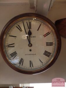 SOLD VERKOCHT antieke Engelse fusee pub klok