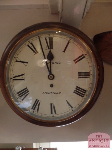 SOLD VERKOCHT antieke Engelse fusee pub klok