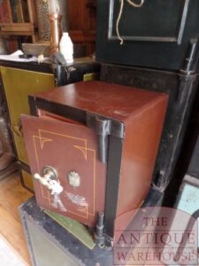SOLD VERKOCHT antieke Engelse  kluis, Cooper's safe Co