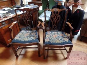 SOLD VERKOCHT antieke Engelse stoelen set van acht