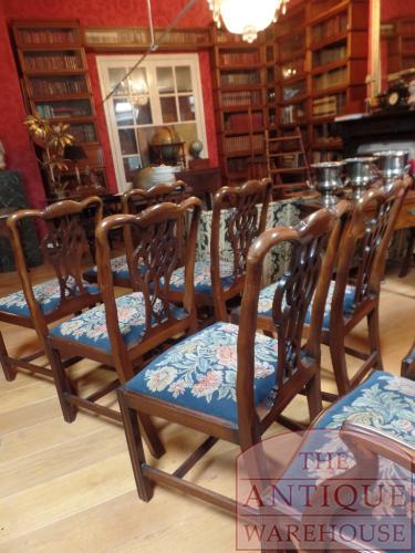 set van acht Engelse stoelen 3