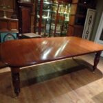 Antieke Engelse coulissentafel 2