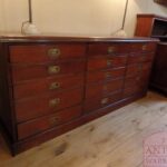 antieke ladekast met military beslag 4