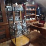 antieke mahonie vitrinekast 1