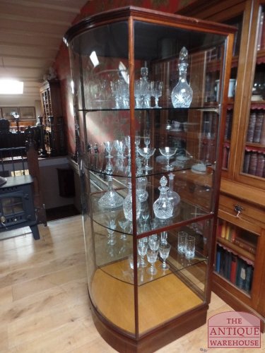 antieke mahonie vitrinekast 2