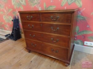 SOLD VERKOCHT antieke mahonie Engelse ladekast