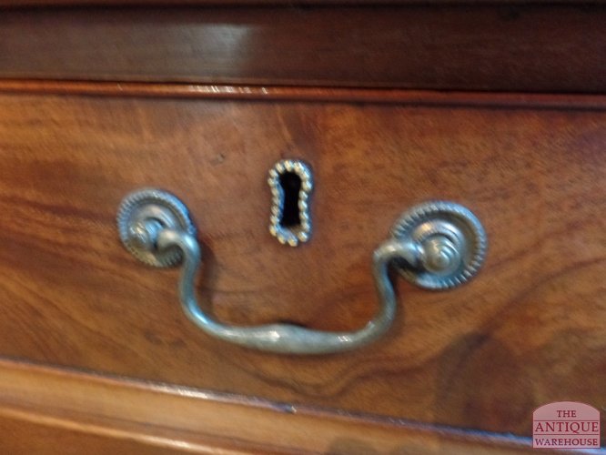 antieke mahonie Engelse ladekast 2